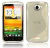 TPU Gel Case S-Line for HTC One X / One XL Transparent (OEM)